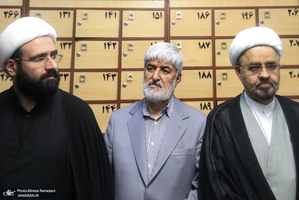 مراسم گرامیداشت شهید علی لاریجانی در مسجد بلال صدا و سیما