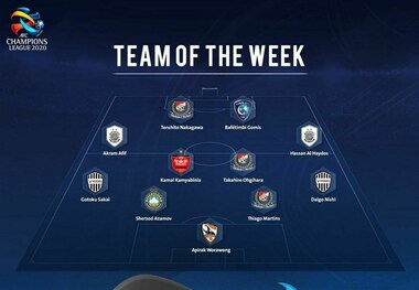 حضور هافبک پرسپولیس در تیم منتخب هفته AFC + عکس
