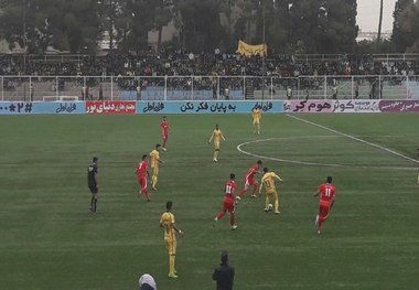 فوتبال دسته سوم کشور  تیم شهید باقری گویم شیراز به رده دوم جدول صعود کرد