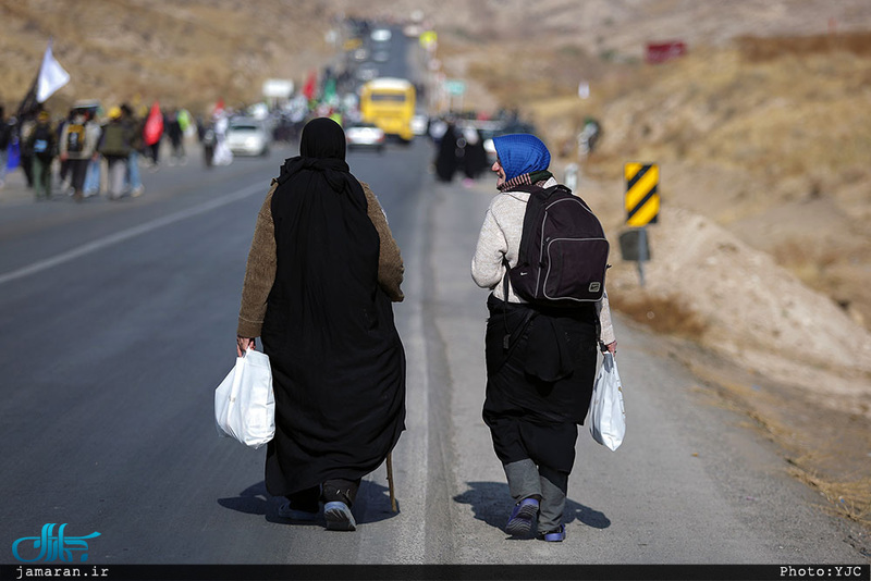 زائران پیاده حضرت علی ابن موسی الرضا(ع)