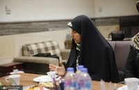 زهرا بهروزآذر معاون رئیس‌جمهور با دکتر فاطمه طباطبایی دیدار کرد (4)