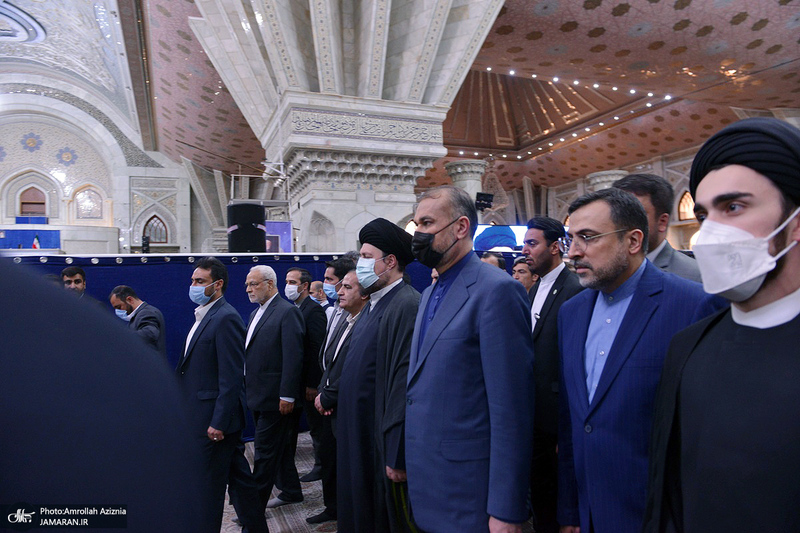 تجدید میثاق وزیر و معاونان وزارت امور خارجه با آرمان های حضرت امام خمینی (س)