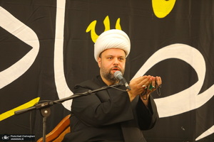 مراسم عزاداری سالروز شهادت امام جعفر صادق (ع) در مسجد اعظم قم