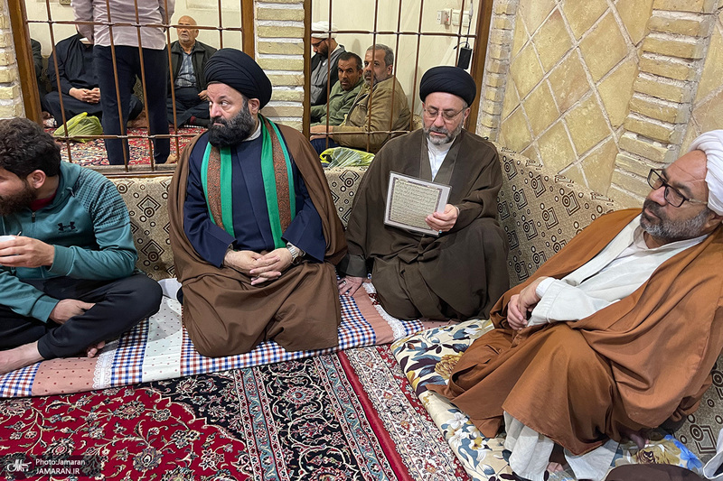 مراسم بزرگداشت آیت الله موسوی بجنوردی (ره) در بیت امام خمینی (س) در نجف اشرف