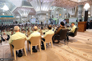 مراسم تجدید میثاق فرماندهان و کادر فراجا با آرمان‌های امام راحل