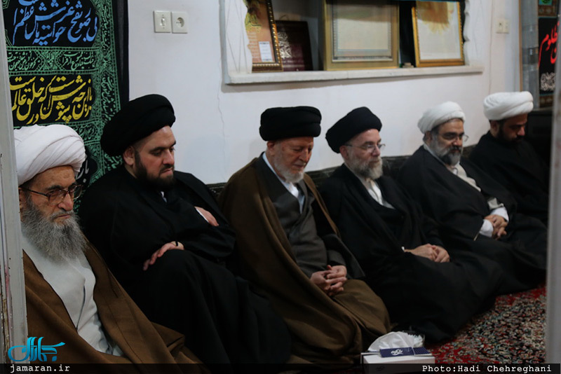 مجلس عزادارى شهادت حضرت صديقه طاهره(س) در بیت آيت الله دوستى زنجانى