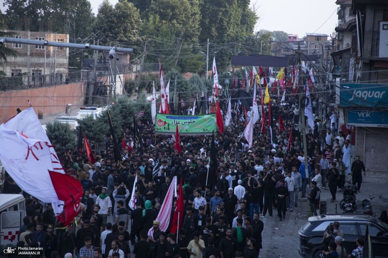 راهپیمایی بزرگ محرم در کشمیر