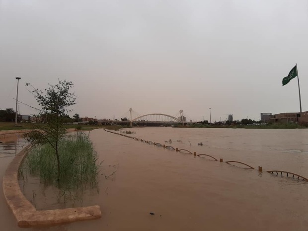 سیلاب روستاهای حاشیه دز و کارون در اهواز را تهدید می کند