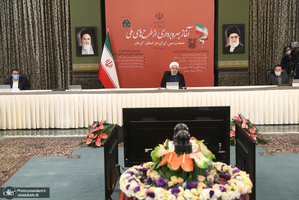 مراسم بهره برداری از طرح های ملی صنعت مس ایران