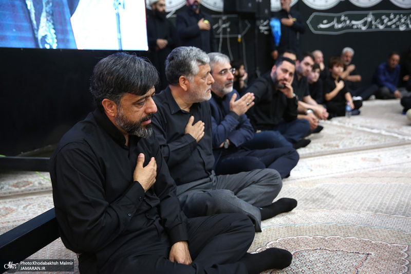 مراسم عزادارای شب عاشورا در حرم مطهر امام خمینی