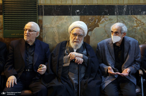 مراسم ترحیم مرحوم آیت الله نورالله شاه آبادی (ره) در تهران