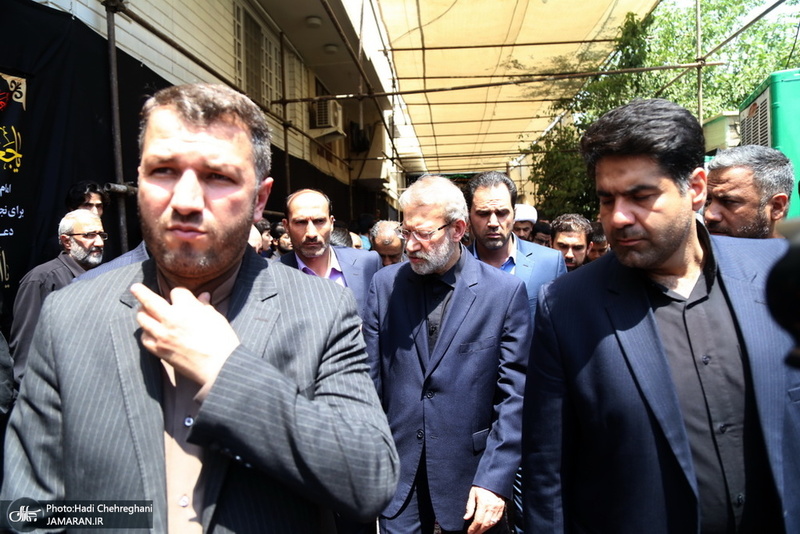 دسته عزای شهادت امام صادق(ع) با حضور آیت الله العظمی وحید خراسانی