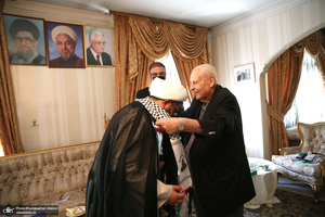 دیدار سرپرست موسسه تنظیم و نشر آثار امام خمینی(س) با سفیر فلسطین در تهران/ صلاح زواوی