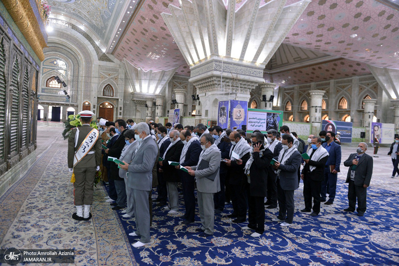 تجدید میثاق مسئولان شهرستان پردیس با آرمان های حضرت امام خمینی (س)