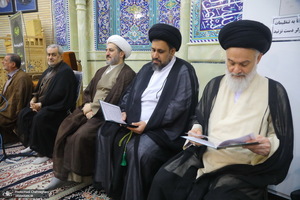 مراسم ختم مادر همسر آیت الله محمدجواد فاضل لنکرانی