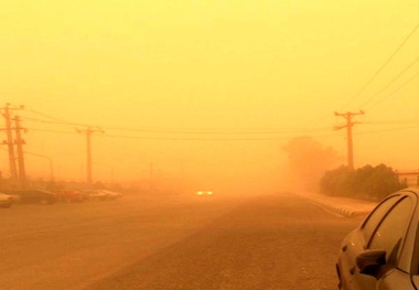 وضعیت هشدار برای هوای نواحی مرزی استان کرمانشاه