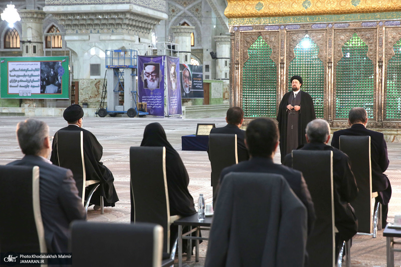 تجدید میثاق رئیس جمهور و اعضای دولت با آرمان های حضرت امام (س)