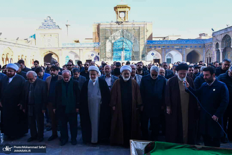 مراسم تشییع و خاکسپاری پیکر اشرف بروجردی