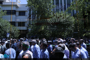 تشییع پیکر شهدای ترور در تهران
