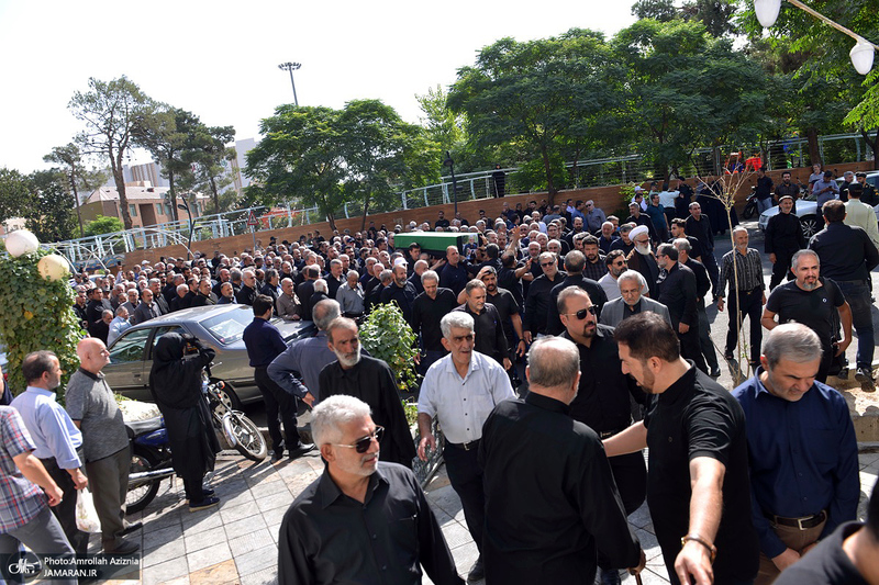 مراسم تشییع سیدعلی صنیع خانی از مسجد الرسول (ص) نازی آباد