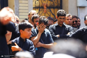 دسته عزاداری شهادت امام عسکری (ع) با حضور آیت‌الله العظمی وحید خراسانی