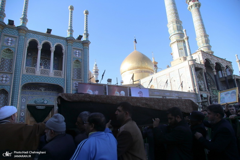 مراسم تشییع و خاکسپاری آیت الله سید هاشم رسولی محلاتی(ره) در قم