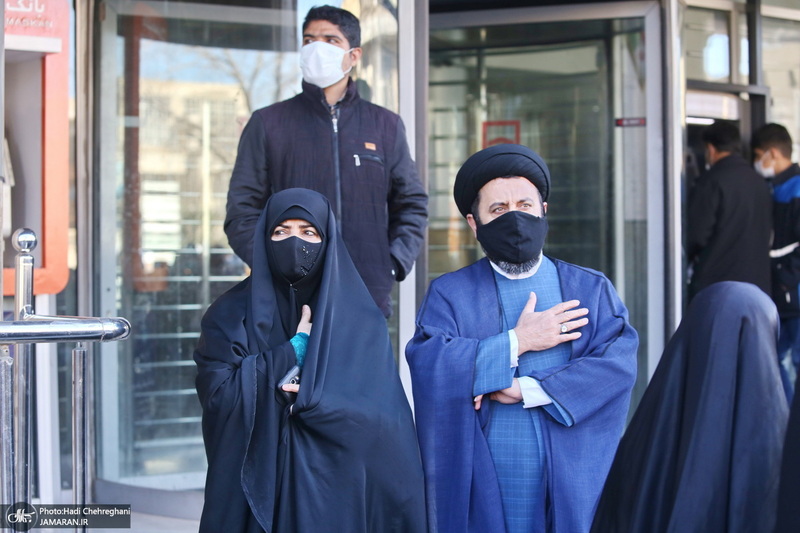 مراسم تشییع آیت الله العظمی صافی گلپایگانی (ره) در قم -1