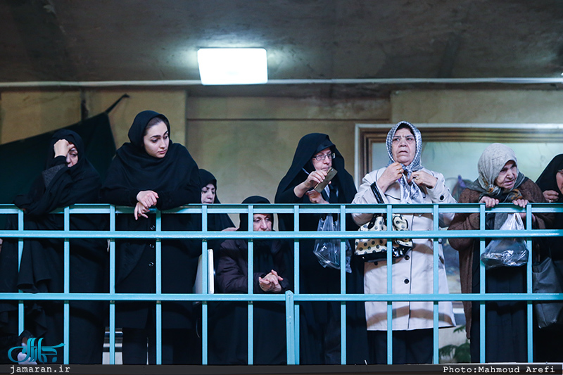 مراسم وداع با پیکر آیت الله هاشمی رفسنجانی(ره) در حسینیه جماران