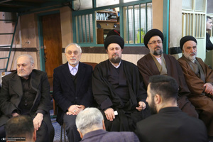 مراسم سالگرد رحلت آیت‌الله سید محمد موسوی بجنوردی در حسینیه جماران  -1