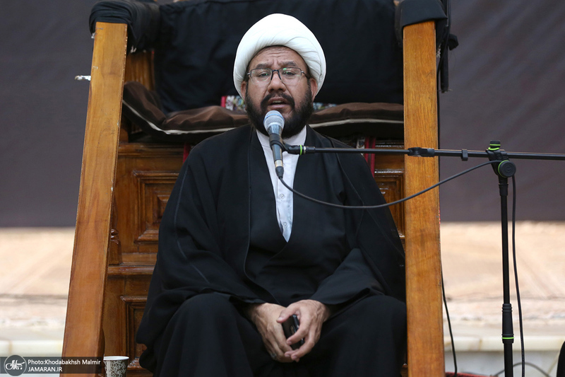 مراسم عزادارای شب عاشورا در حرم مطهر امام خمینی
