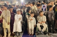 تظاهرات در همبستگی با رهبر انقلاب اسلامی در کراچی پاکستان (5)