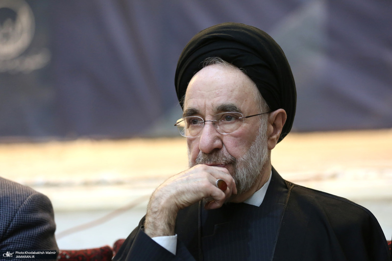 مراسم بیست‌و‌نهمین سالگرد ارتحال حاج سید احمد خمینی و بزرگداشت آیت‌الله بجنوردی  2 - سید محمد خاتمی