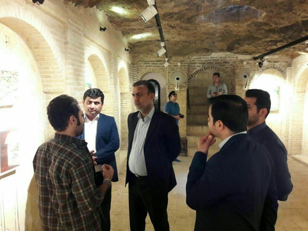 بازدید مدیرکل فرهنگ و ارشاد خوزستان از نگارخانه شوادان شوشتر