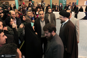 حضور سید حسن خمینی در انتخابات