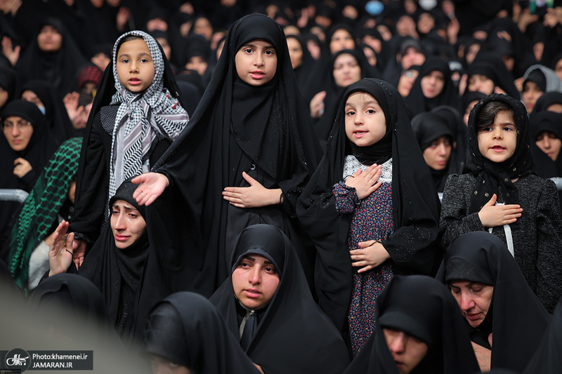 مراسم عزاداری شب شهادت حضرت زهرا (س) در حسینیه امام خمینی(ره)