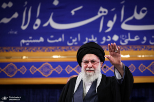 دیدار خانواده شهدای اقتدار با رهبر انقلاب در روز میلاد امیرالمومنین (ع)