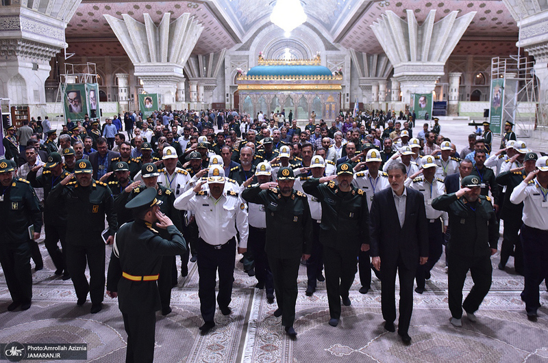 تجدید میثاق اعضای قرارگاه کشوری شهید فهمیده با آرمان های امام خمینی (س)