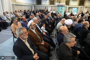 دیدار مسئولان نظام و مهمانان کنفرانس وحدت اسلامی با رهبر معظم انقلاب