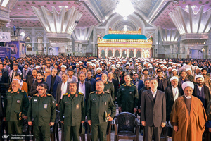 گردهمایی سراسری بسیج دانشجویی و طلاب در حرم مطهر امام خمینی (س) - 1