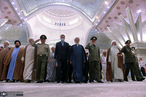 تجدید میثاق مسئولان سازمان عقیدتی سیاسی ارتش با آرمان‌های حضرت امام (س)