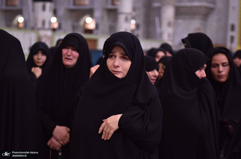 مراسم تشییع و تدفین همسر آیت الله موسوی بجنوردی (ره) -1
