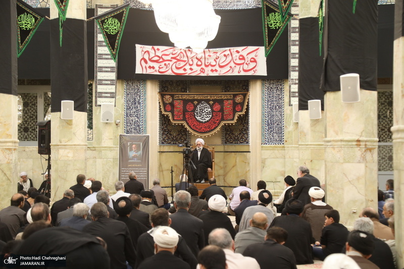 مراسم بزرگداشت مرحوم حاج محمد تقی انصاریان‎ در مسجد اعظم قم