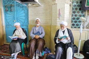 مراسم تشییع و خاکسپاری آیت الله حسن صانعی (ره) در قم