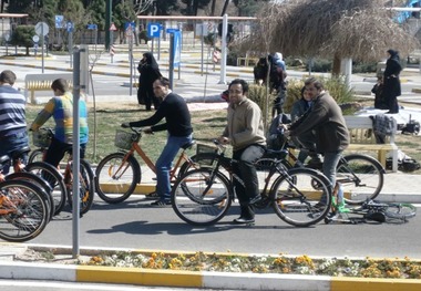 نصب جایگاه' پارک دوچرخه'در مترو شهرری