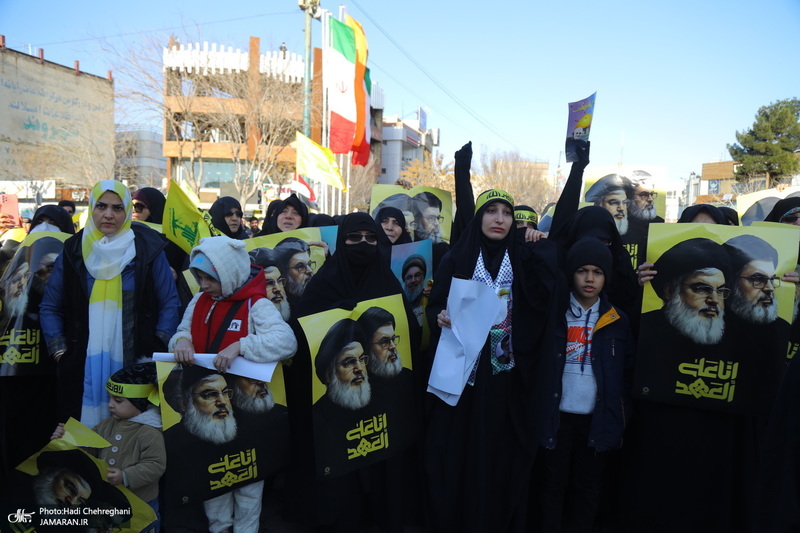 راهپیمایی و اجتماع «لبیک یا نصرالله» در قم