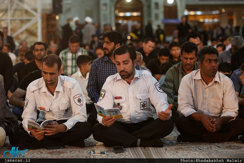 مراسم احیاء شب نوزدهم ماه مبارک رمضان در حرم مطهر امام خمینی (س) 