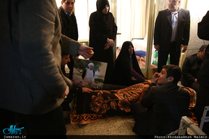 مراسم وداع با پیکر آیت الله هاشمی رفسنجانی(ره) در حسینیه جماران