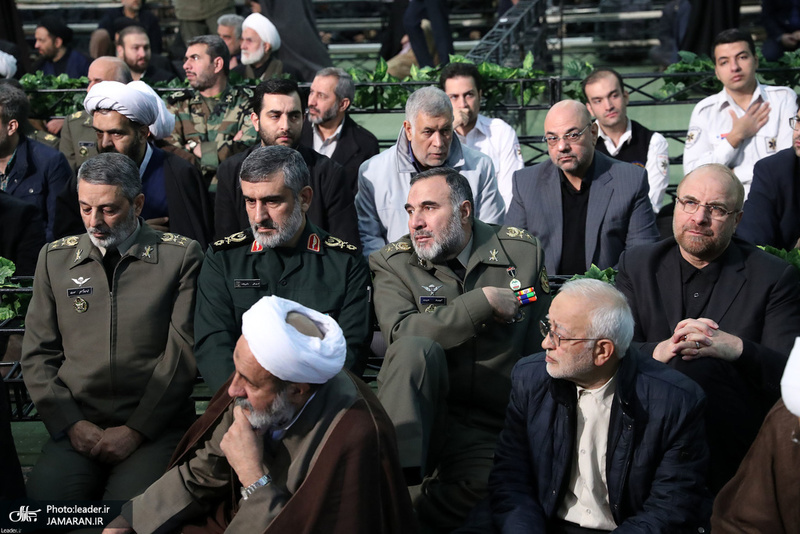 مراسم تشییع و اقامه نماز بر پیکر مرحوم آیت الله هاشمی‌شاهرودی