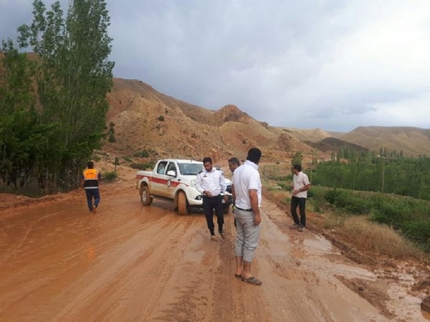 راه 7 روستای جاجرم بسته است