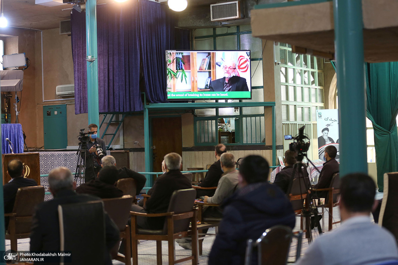 مراسم سالروز ارسال پیام تاریخی امام خمینی(س) به گورباچف در حسینیه جماران‎